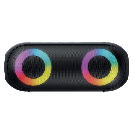 SWAY Fire Flame Hydro Go Waterproof Bluetooth Speaker Black SWAY-FIREHYDRO-GO